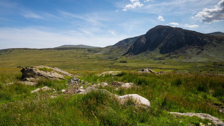 The area surrounding Tal y Braich, Conwy